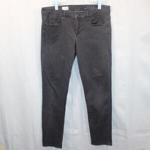 Gap 1969 Women’s Black Legging Jeans Size 33/16 Stretch Skinny Mid‎ Rise